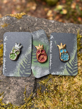 Load image into Gallery viewer, Fae Hooters — Handmade Owl Pins