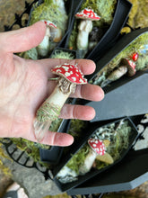 Load image into Gallery viewer, Magical Amanita Muscaria Crystal Pendants and Ornaments