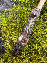 Load image into Gallery viewer, Enchanted Morel Mushroom Wand | 13” Magic Wand with Quartz & Jasper