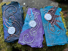 Load image into Gallery viewer, 8x4" Lined Moon Notebook – Mystical Journal for Notes & Spells