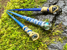 Load image into Gallery viewer, Magical Blue Hair Sticks