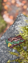 Load image into Gallery viewer, Wiggler in a Stump — Handmade Sculptural Brooch
