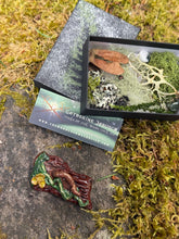 Load image into Gallery viewer, Wiggler in a Stump — Handmade Sculptural Brooch
