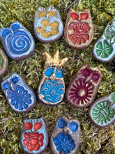 Load image into Gallery viewer, Fae Hooters — Handmade Owl Pins
