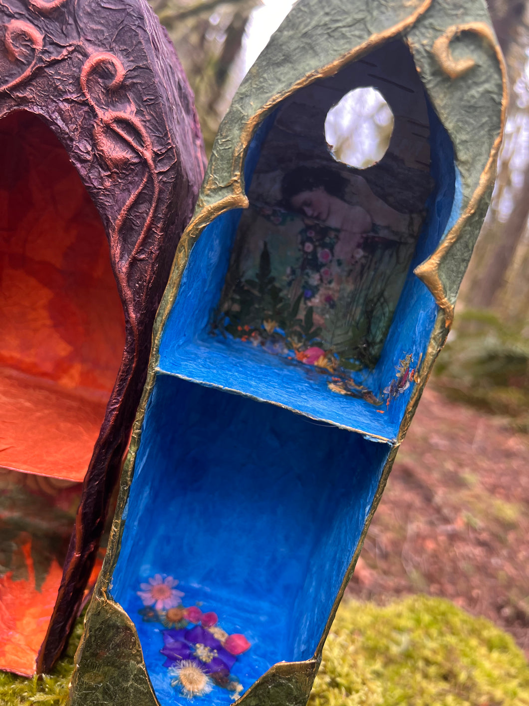Tiny Woodland Shrines, Handcrafted Altar Boxes