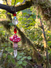 Load image into Gallery viewer, Magical Amanita Muscaria Crystal Pendants and Ornaments
