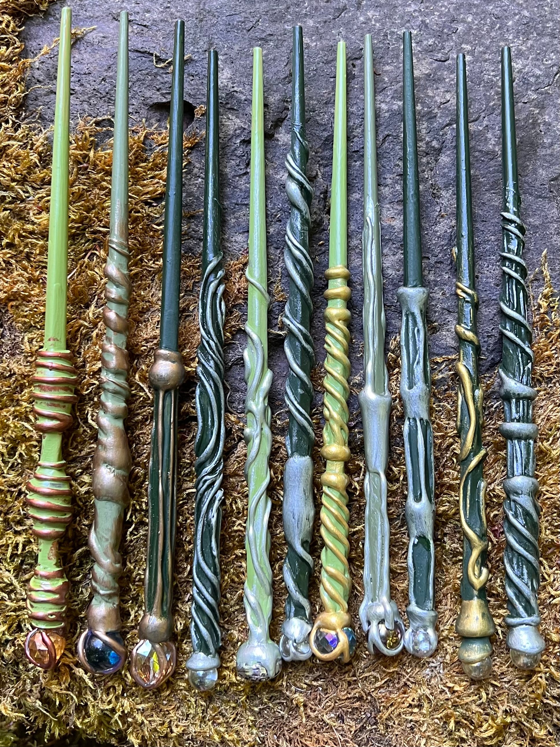 Summer Green Magic Wands – The Woodland Wandolier