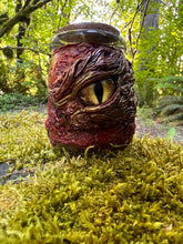 Load image into Gallery viewer, Handmade Dragon Eye Jar – Mystical Altar &amp; Spellwork Storage
