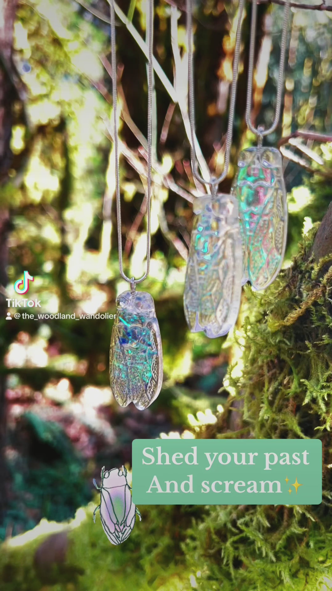 Cicada Pendants